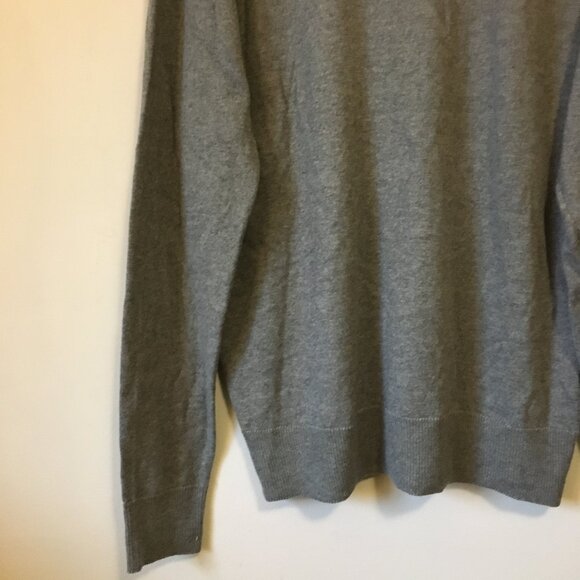 Grey Button Down 100% Cotton Grandpa Cardigan - Picture 7 of 15